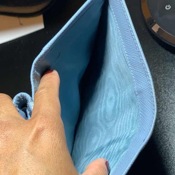 Authentic Light Blue Prada Wallet - Picture 8 of 14